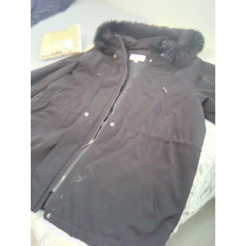 Liz Claiborne Women’s Faux Fur Hooded Parka Jacket, 2X, Outerwear